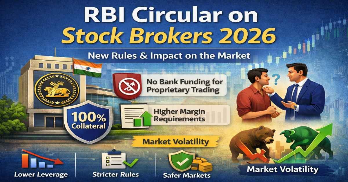 RBI circular 2026 explaining new rules for stock brokers and impact on Indian stock market