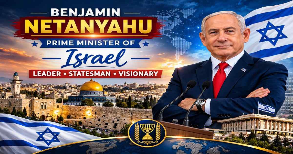 Benjamin Netanyahu speaking as Prime Minister of Israel during a public address