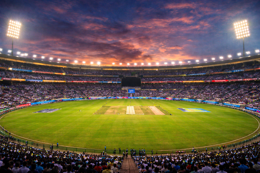 Arun Jaitley Stadium Delhi IPL 2026 pitch view DC vs GT match venue full stadium crowd and ground image