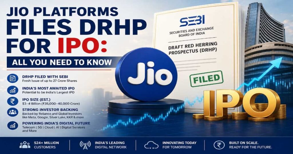 Jio Platforms files DRHP for IPO with SEBI